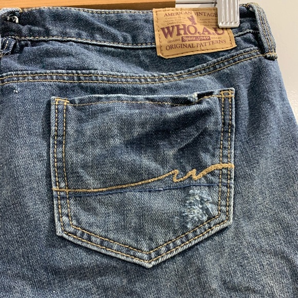 Who.A.U Denim Shorts Size 29 - Picture 4 of 8